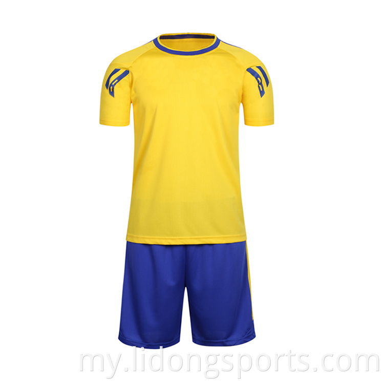 2021 ဖက်ရှင် Mens Fromball Kit Futboll Uncer Wear ဘောလုံးဘောလုံးပြိုင်ပွဲအတွက်ဘောလုံးအသင်းအတွက်ဂျာစီ